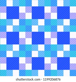 Seamless pattern background from a variety of multicolored squares.