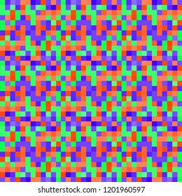 Seamless pattern background from a variety of multicolored squares.