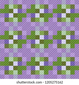 Seamless pattern background from a variety of multicolored squares.