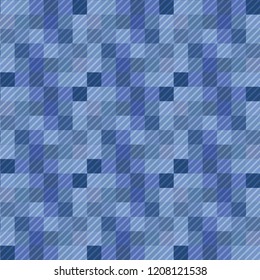 Seamless pattern background from a variety of multicolored squares.