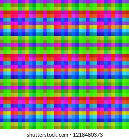 Seamless pattern background from a variety of multicolored squares.