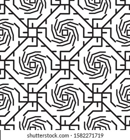 seamless pattern, background vector. abstract geometry motifs. for tile, wallpaper and fabric textures. flat, simple and minimalist.