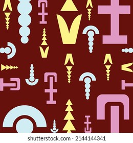 seamless pattern background vector art design