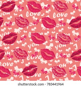 seamless pattern, background, vector, holiday, valentine's day