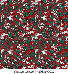 Seamless pattern background. Vector illustration. Design wrapping and gift paper, greeting cards, banner and posters design