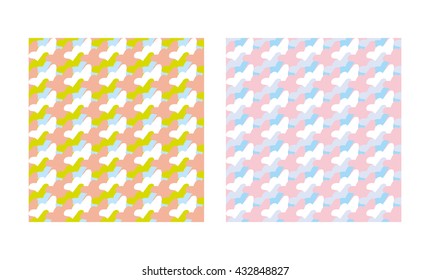 Seamless pattern background in vector. pastel colors