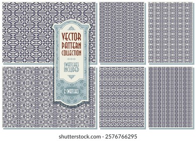 Seamless pattern background. Victorian ornament. 