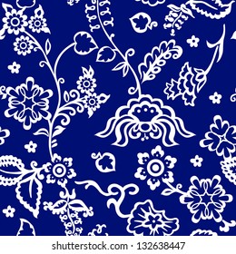 Seamless pattern background.Floral elegant wallpaper. Vector illustration
