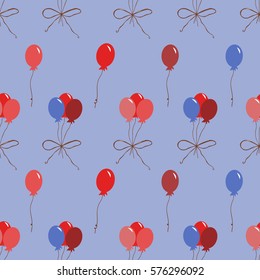 seamless pattern with balloons