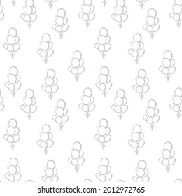 seamless pattern Balloons. print for fabric, wrapping paper.  holiday. congratulation. birthday