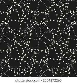 Seamless pattern of balls, polka dots on a light background.Geometric background.Vector