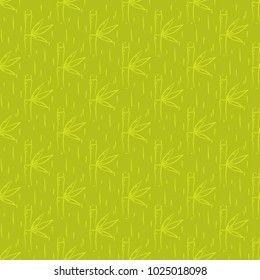 Seamless pattern - bamboo. EPS 10 Isolated object