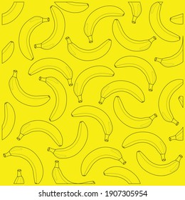 Seamless Pattern Banana Background For You