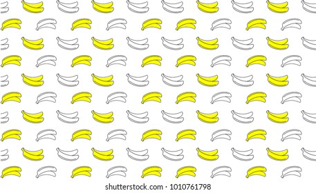 Seamless Pattern Banana Leaf Vector Design vector design