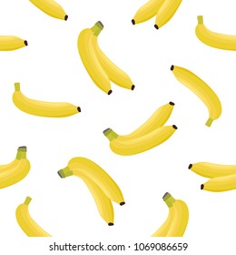 Seamless pattern with banana. Perfect for wallpaper, gift paper, pattern fills, web page background, greeting cards, package, baby book.
