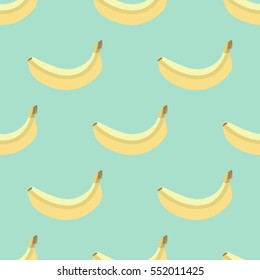 Seamless pattern with banana. Summer fruit. vector illustration