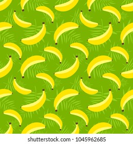 Seamless pattern with bananas