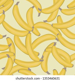 Seamless pattern with bananas.