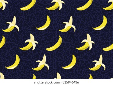Seamless pattern with bananas in pop art style 2