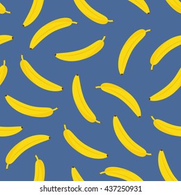 Seamless pattern with bananas. Vector background.