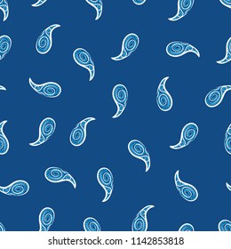 Seamless pattern for bandanas, vector illustration