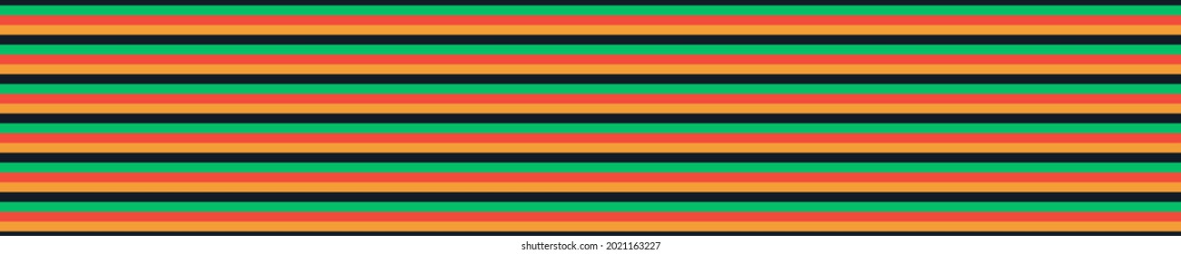 Banner de patrón impecable con líneas coloridas