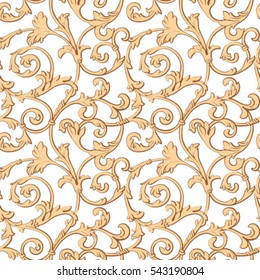 seamless pattern, baroque, classical