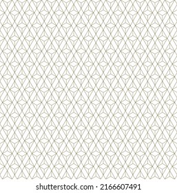 A seamless pattern based on elements of the traditional Japanese craft Kumiko zaiku.