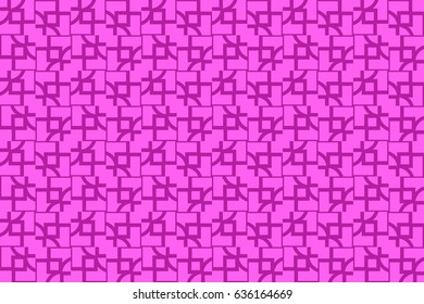 Seamless pattern based on the geometric shape. Vector illustration. For the interior design, wallpaper, textiles, presentations