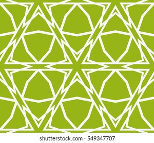 Seamless pattern based on the illusory triangles, rhombus. Vector illustration. For the interior design, wallpaper, textiles, presentations, images illusions. Series abstract cube