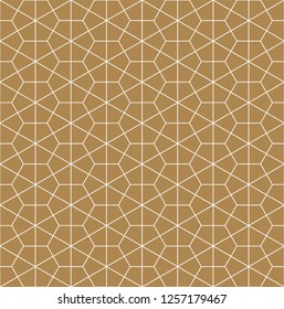 Seamless pattern based on Japanese ornament Kumiko
