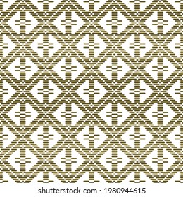 Seamless pattern based on Japanese traditiolal craft kogin .Lines.