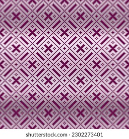 Nahtlose Muster auf der Grundlage der japanischen traditionellen Handwerk Kogin .Lines .