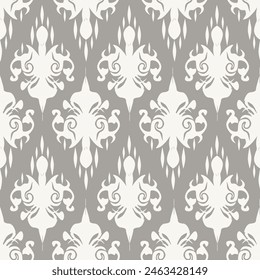 Seamless pattern based on traditional Asian elements Paisley. Boho vintage style vector background. Best motive for print on fabric or papper.