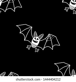 Seamless pattern. The bats. Great for Halloween.