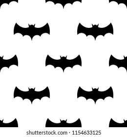 Seamless pattern with bats. Tileable illustration for wrap, cloth, background