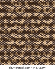 seamless pattern beaded leather of wild animals