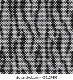 seamless pattern beaded leather of wild animals
