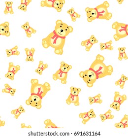 seamless pattern with bears. Baby Wallpapers. paper