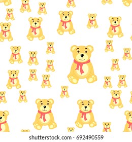 seamless pattern with bears. Baby Wallpapers. paper