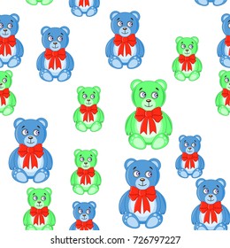 seamless pattern with bears. Baby Wallpapers. paper