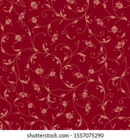 Seamless pattern of beautiful abstract ornament
