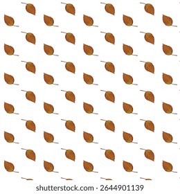 Seamless pattern with beautiful autumn yellow  and red leaves 