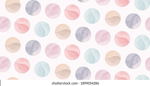 Seamless pattern. Beautiful background. The shape of the ball. Nice color. Vector illustration