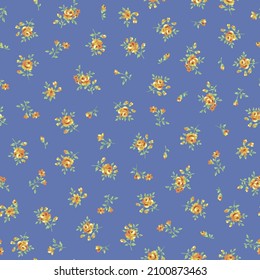Seamless pattern with a beautiful bouquet of roses,