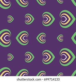Seamless pattern. Beautiful colors stripe heart. Use for backgrounds, wall paper, tile floor, fabric, books, and anything else that you want.