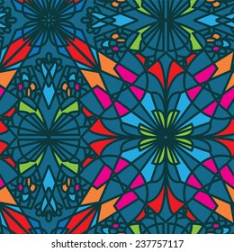 Seamless pattern beautiful decorative ornate arabesque vector illustration