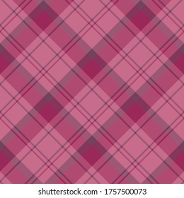 Seamless pattern in beautiful discreet pink colors for plaid, fabric, textile, clothes, tablecloth and other things. Vector image. 