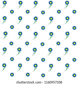 Seamless pattern, beautiful floral motifs