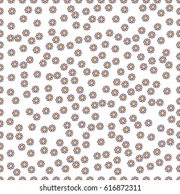 Seamless pattern with beautiful flowers for decoration and wallpapers